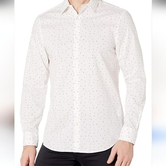 Express Slim Cotton Men's Shirt - Picture 1 of 5